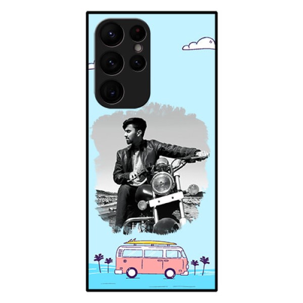 Galaxy S22 Ultra 5G Photo Printing on Glass Case - Travel & Adventure Design Galaxy S22 Ultra 5G Photo Printing on Glass Case - Travel & Adventure Design