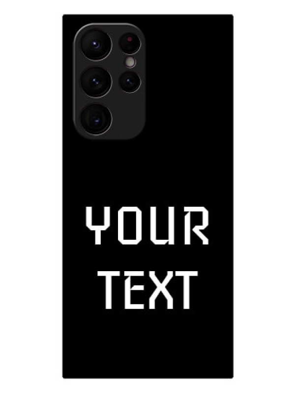Custom Galaxy S22 Ultra 5G Your Name on Glass Phone Case