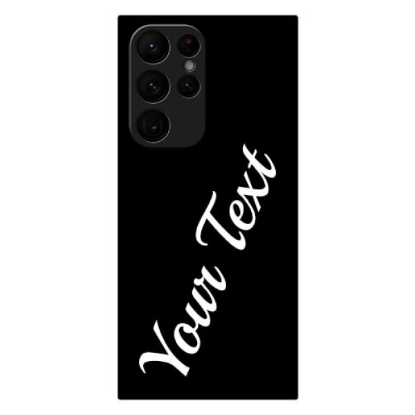 Galaxy S22 Ultra 5G Custom Glass Mobile Cover with Your Name