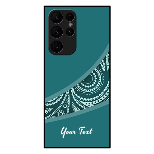 Galaxy S22 Ultra 5G Photo Printing on Glass Case - semi visible floral Design Galaxy S22 Ultra 5G Photo Printing on Glass Case - semi visible floral Design