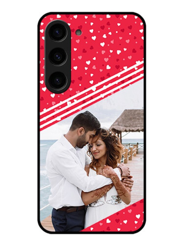 Custom Galaxy S23 5G Custom Glass Mobile Case - Valentines Gift Design
