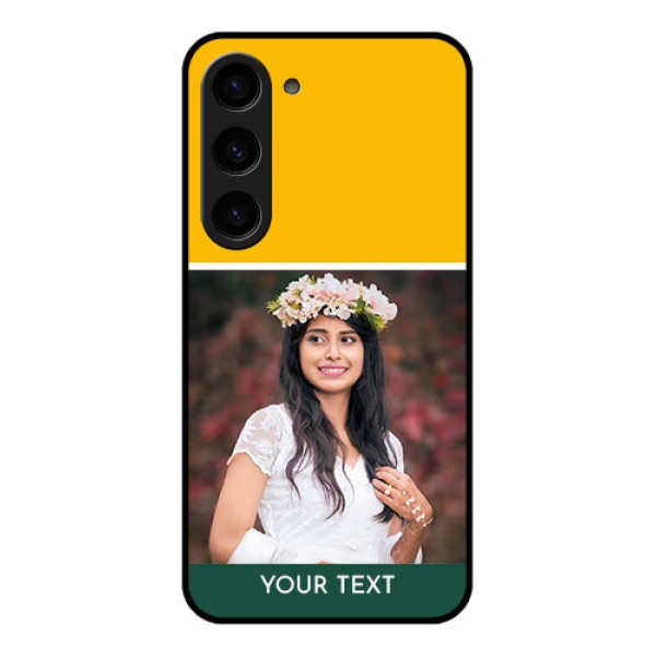 Galaxy S23 5G Photo Printing on Glass Case - Love You Design Galaxy S23 5G Photo Printing on Glass Case - Love You Design