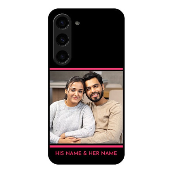 Galaxy S23 5G Custom Glass Mobile Case - with Add Text Design