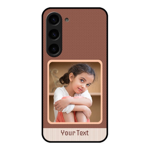 Galaxy S23 5G Custom Glass Phone Case - Simple Pic Upload Design Galaxy S23 5G Custom Glass Phone Case - Simple Pic Upload Design