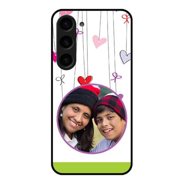 Galaxy S23 5G Photo Printing on Glass Case - Cute Kids Phone Case Design