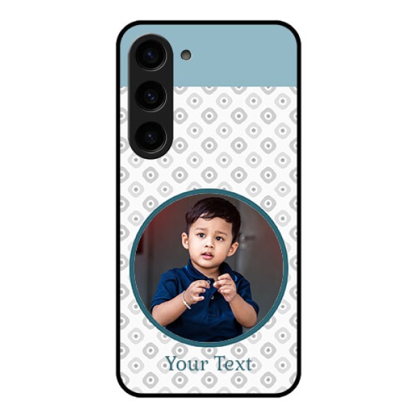Galaxy S23 5G Personalized Glass Phone Case - Premium Cover Design