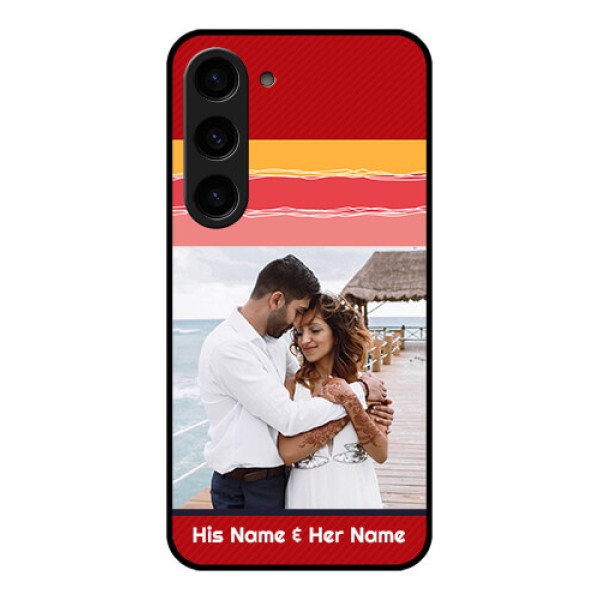 Galaxy S23 5G Custom Glass Mobile Case - Colorful Case Design