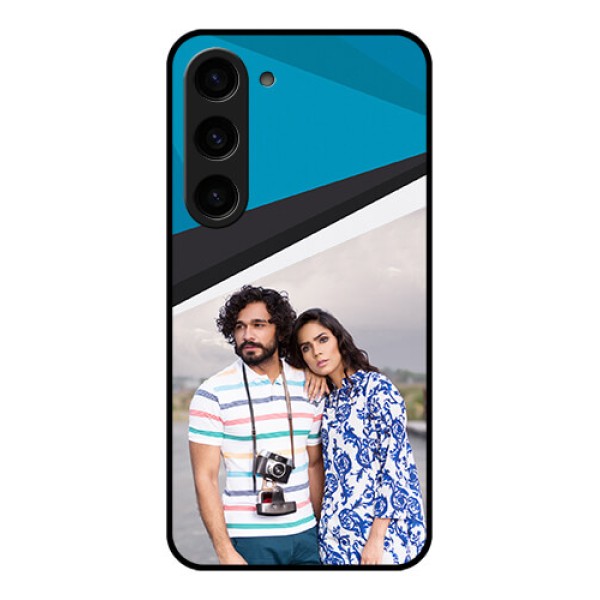Galaxy S23 5G Photo Printing on Glass Case - Simple Pattern Photo Upload Design Galaxy S23 5G Photo Printing on Glass Case - Simple Pattern Photo Upload Design