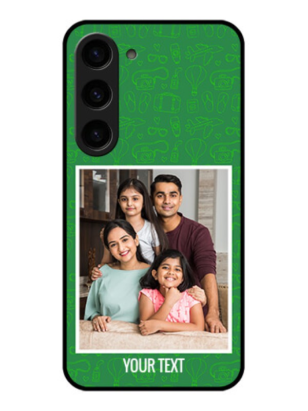 Custom Galaxy S23 5G Personalized Glass Phone Case - Picture Upload Design