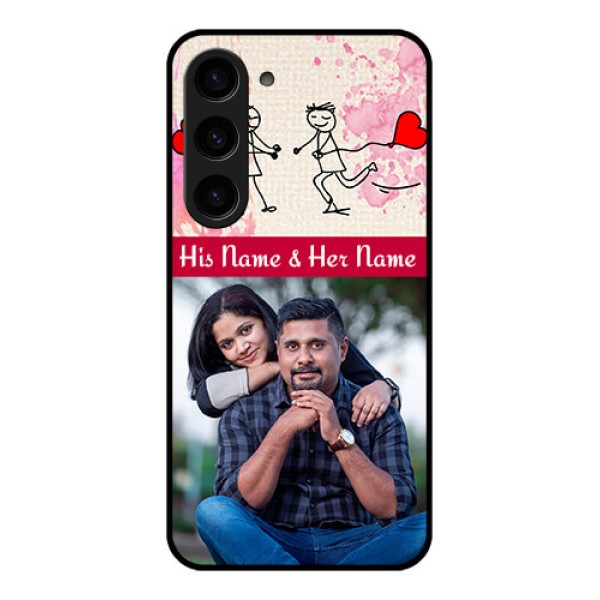 Galaxy S23 5G Photo Printing on Glass Case - You and Me Case Design Galaxy S23 5G Photo Printing on Glass Case - You and Me Case Design