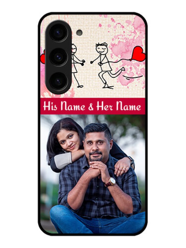 Custom Galaxy S23 5G Photo Printing on Glass Case - You and Me Case Design