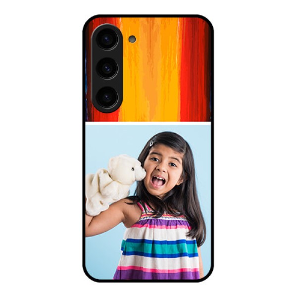 Galaxy S23 5G Personalized Glass Phone Case - Multi Color Design