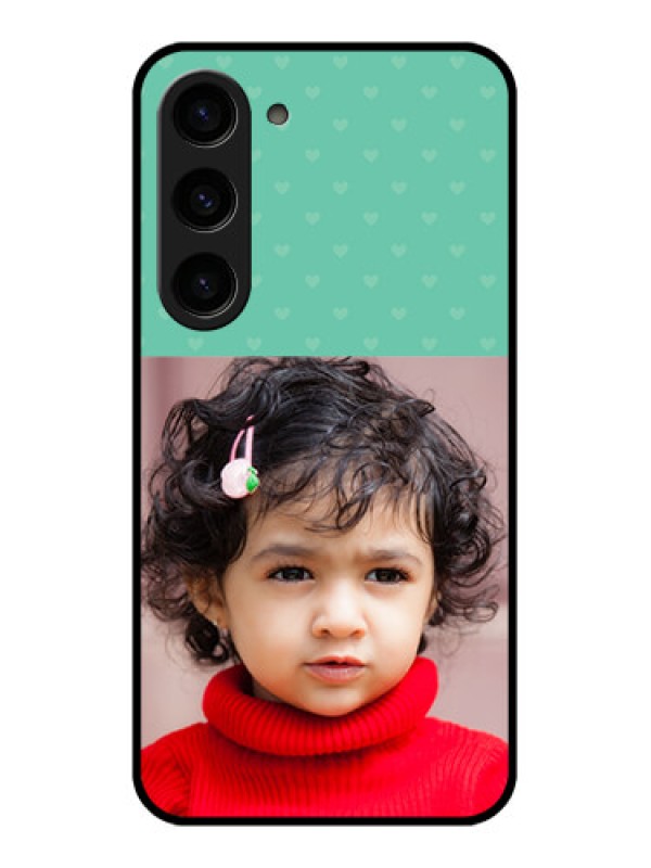 Custom Galaxy S23 5G Custom Glass Phone Case - Lovers Picture Design