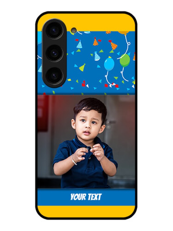 Custom Galaxy S23 5G Custom Glass Mobile Case - Birthday Wishes Design