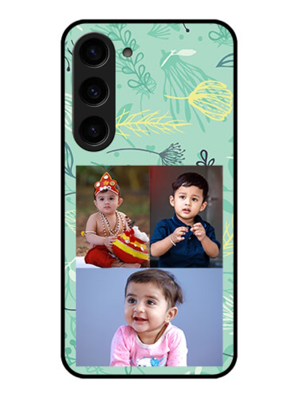 Custom Galaxy S23 5G Photo Printing on Glass Case - Forever Family Design