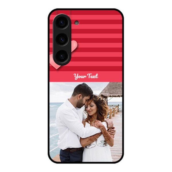 Galaxy S23 5G Custom Glass Phone Case - Valentines Day Design