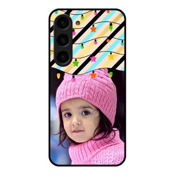 Galaxy S23 5G Custom Glass Mobile Case - Lights Hanging Design