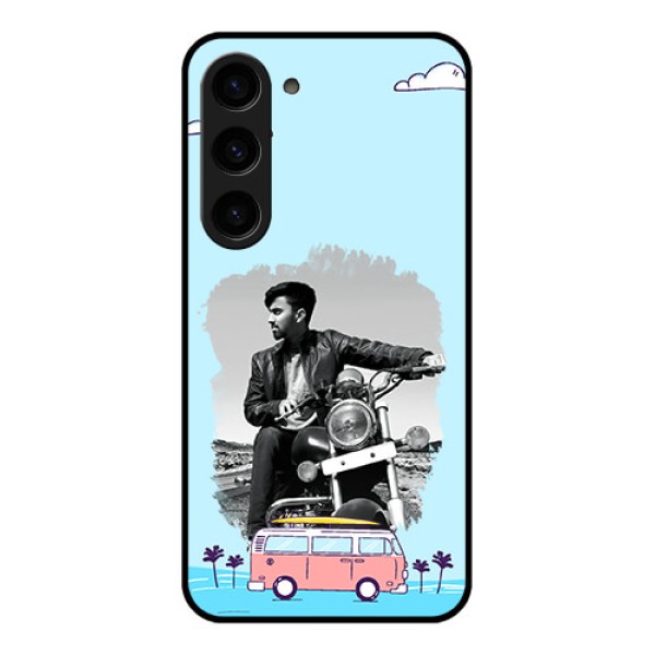Galaxy S23 5G Photo Printing on Glass Case - Travel & Adventure Design Galaxy S23 5G Photo Printing on Glass Case - Travel & Adventure Design