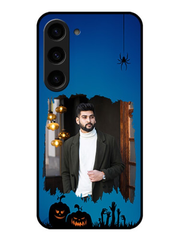 Custom Galaxy S23 5G Photo Printing on Glass Case - with pro Halloween design