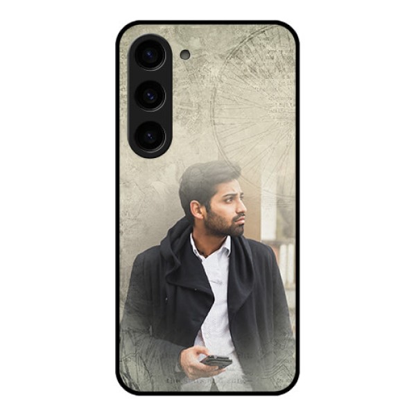 Galaxy S23 5G Custom Glass Phone Case - with vintage design