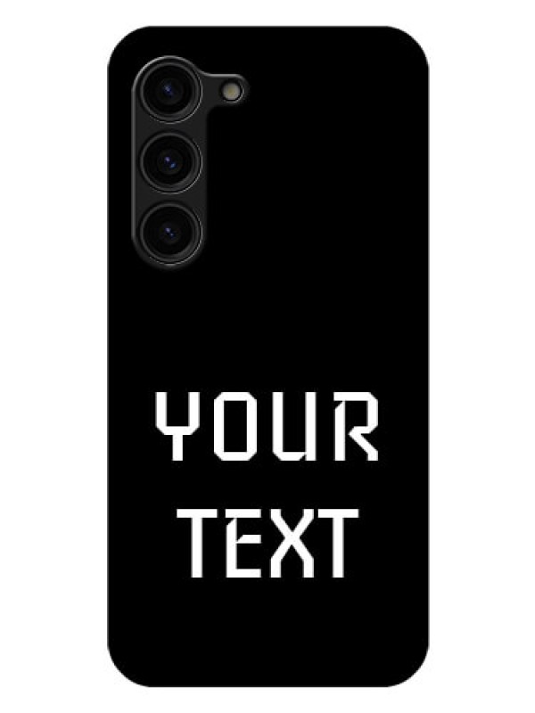 Custom Galaxy S23 5G Your Name on Glass Phone Case
