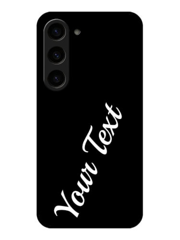 Custom Galaxy S23 5G Custom Glass Mobile Cover with Your Name