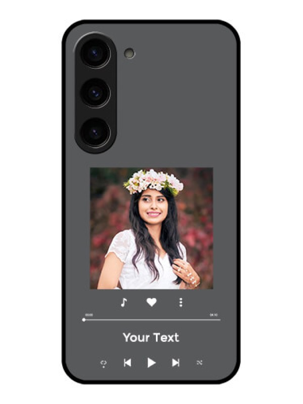 Custom Galaxy S23 5G Custom Glass Mobile Case - Play The Music Design