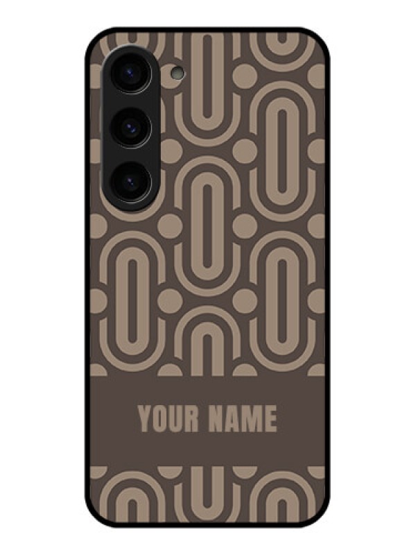 Custom Galaxy S23 5G Custom Glass Phone Case - Captivating Zero Pattern Design