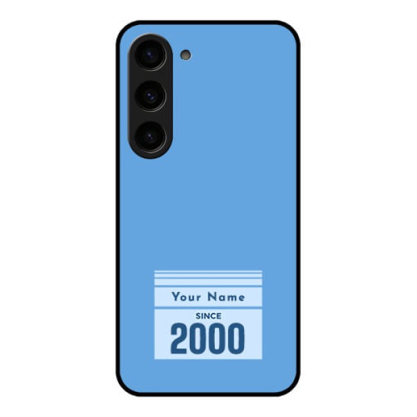Galaxy S23 5G Custom Glass Mobile Case - Custom Year of birth Design Galaxy S23 5G Custom Glass Mobile Case - Custom Year of birth Design