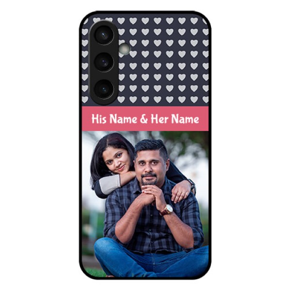 Samsung Galaxy S23 FE 5G Custom Glass Phone Case - Love Symbols Design