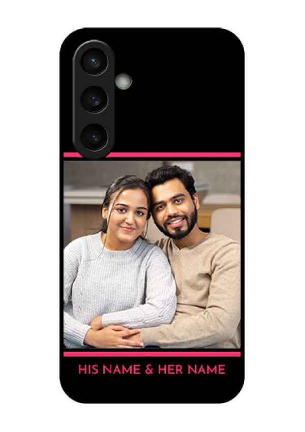 Samsung Galaxy S23 FE 5G Custom Glass Phone Case - With Add Text Design