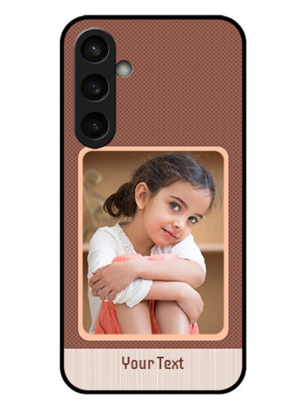 Custom Samsung Galaxy S23 FE 5G Custom Glass Phone Case - Simple Pic Upload Design
