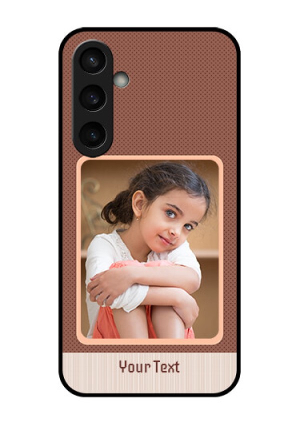 Samsung Galaxy S23 FE 5G Custom Glass Phone Case - Simple Pic Upload Design