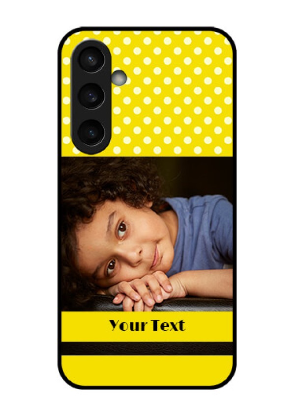 Samsung Galaxy S23 FE 5G Custom Glass Phone Case - Bright Yellow Case Design