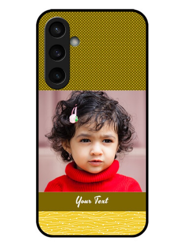 Custom Samsung Galaxy S23 FE 5G Custom Glass Phone Case - Simple Green Color Design