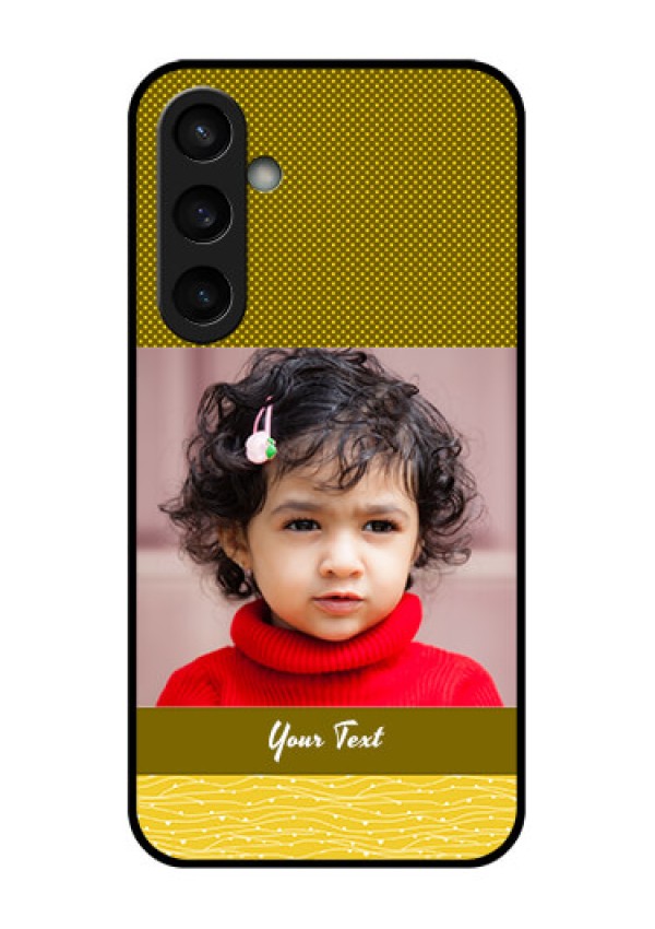 Samsung Galaxy S23 FE 5G Custom Glass Phone Case - Simple Green Color Design