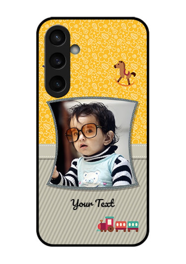 Samsung Galaxy S23 FE 5G Custom Glass Phone Case - Baby Picture Upload Design