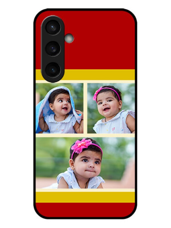 Custom Samsung Galaxy S23 FE 5G Custom Glass Phone Case - Multiple Pic Upload Design