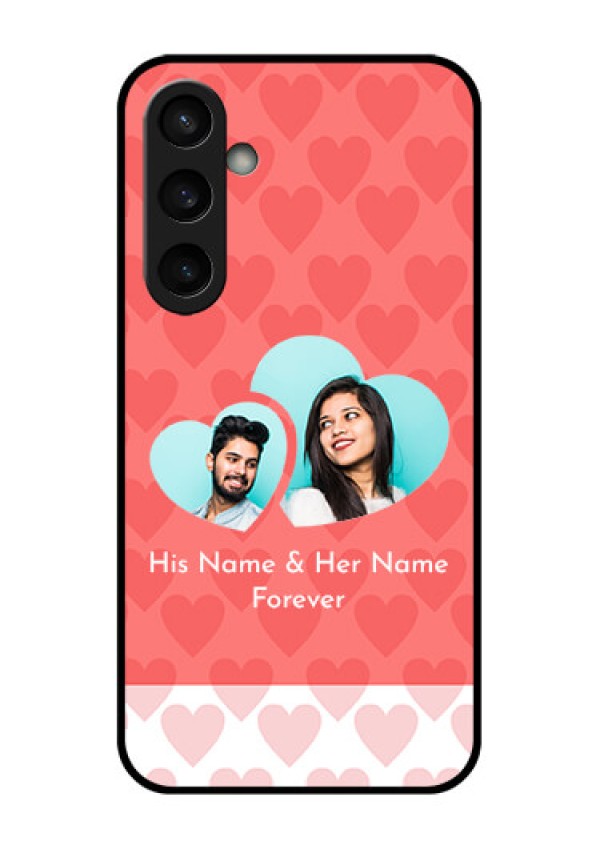 Samsung Galaxy S23 FE 5G Custom Glass Phone Case - Couple Pic Upload Design