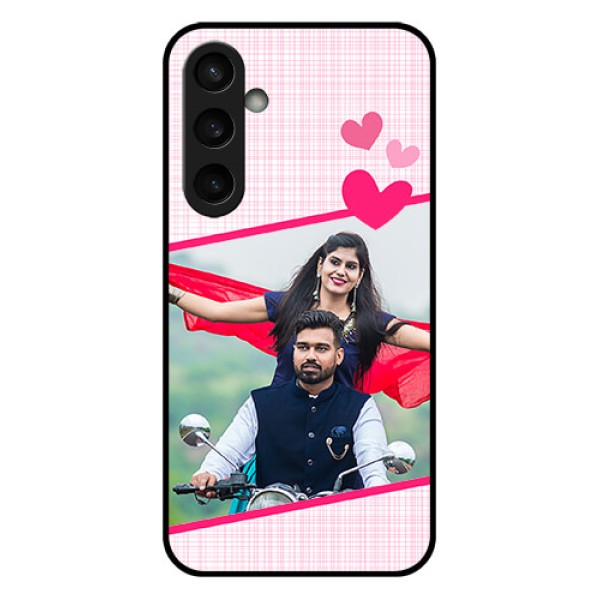 Samsung Galaxy S23 FE 5G Custom Glass Phone Case - Love Shape Heart Design Samsung Galaxy S23 FE 5G Custom Glass Phone Case - Love Shape Heart Design