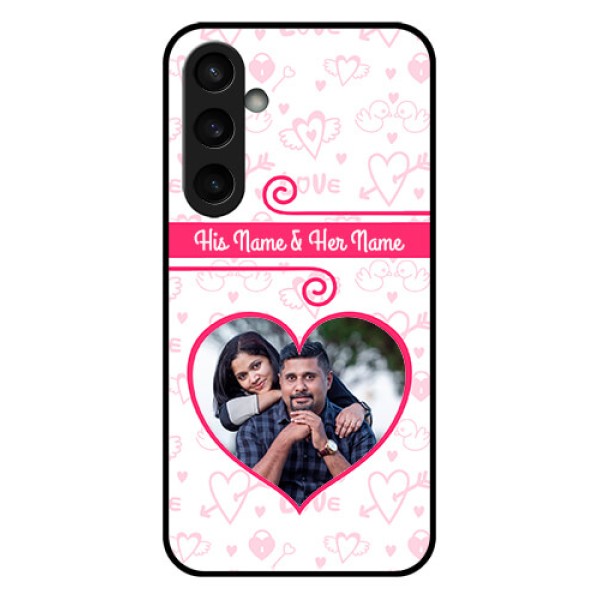 Samsung Galaxy S23 FE 5G Custom Glass Phone Case - Heart Shape Love Design Samsung Galaxy S23 FE 5G Custom Glass Phone Case - Heart Shape Love Design