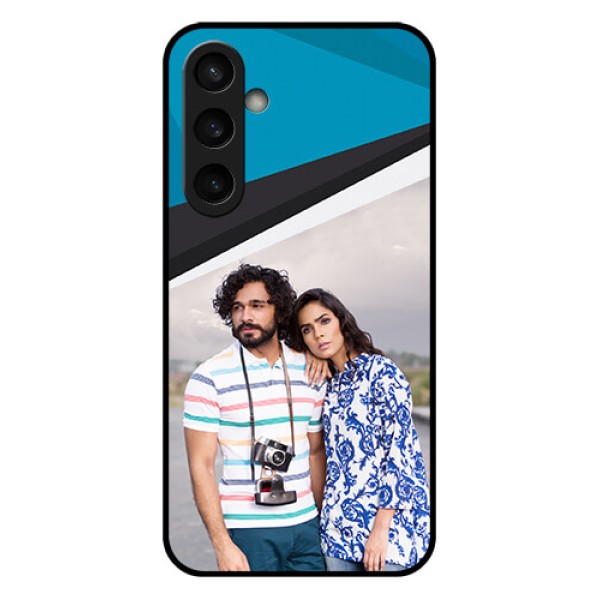 Samsung Galaxy S23 FE 5G Custom Glass Phone Case - Simple Pattern Photo Upload Design Samsung Galaxy S23 FE 5G Custom Glass Phone Case - Simple Pattern Photo Upload Design