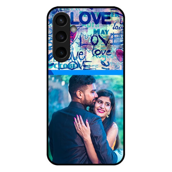 Samsung Galaxy S23 FE 5G Custom Glass Phone Case - Colorful Love Design Samsung Galaxy S23 FE 5G Custom Glass Phone Case - Colorful Love Design