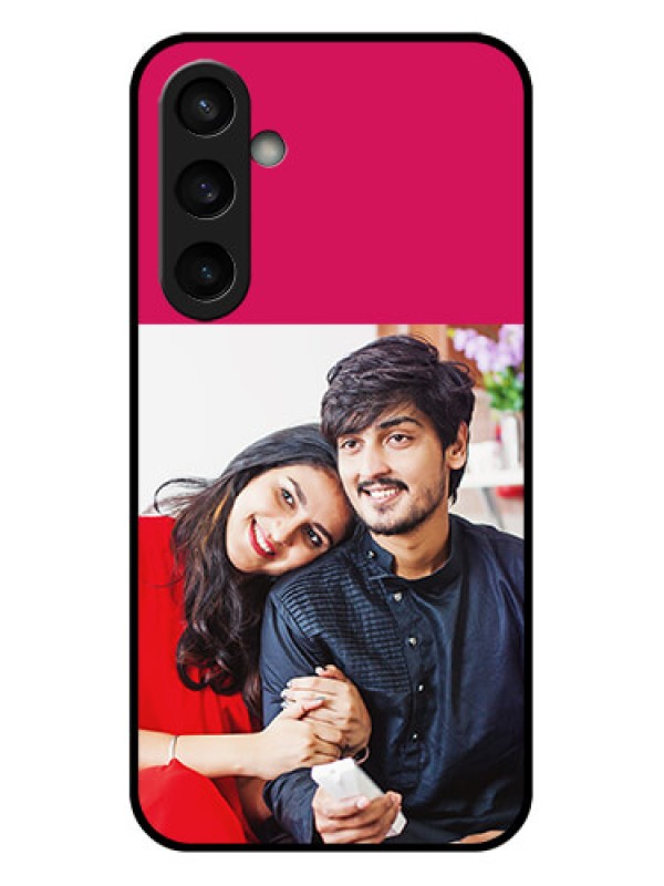 Custom Samsung Galaxy S23 FE 5G Custom Glass Phone Case - Anniversary Cover Design