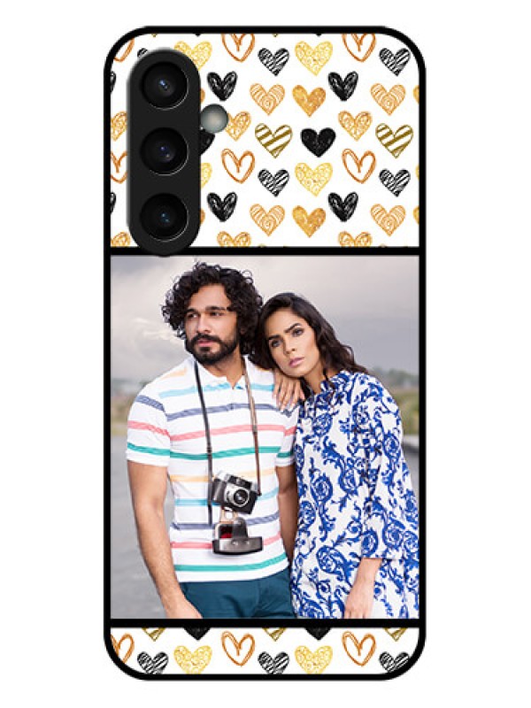 Custom Samsung Galaxy S23 FE 5G Custom Glass Phone Case - Love Symbol Design