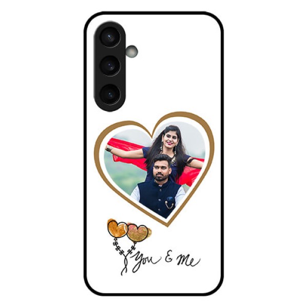 Samsung Galaxy S23 FE 5G Custom Glass Phone Case - You & Me Design