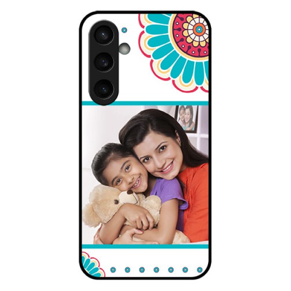 Samsung Galaxy S23 FE 5G Custom Glass Phone Case - Flower Design