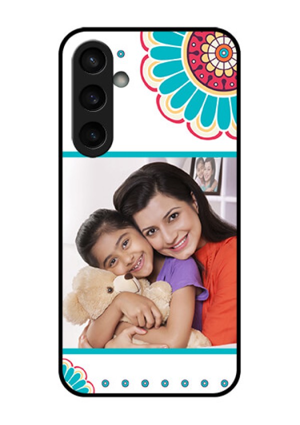Samsung Galaxy S23 FE 5G Custom Glass Phone Case - Flower Design