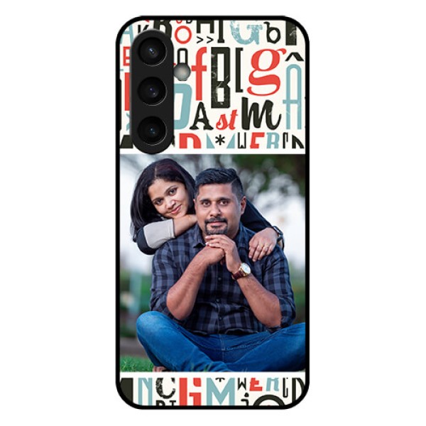 Samsung Galaxy S23 FE 5G Custom Glass Phone Case - Alphabet Design