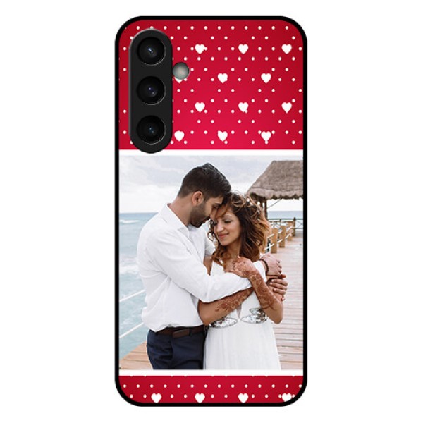 Samsung Galaxy S23 FE 5G Custom Glass Phone Case - Hearts Mobile Case Design Samsung Galaxy S23 FE 5G Custom Glass Phone Case - Hearts Mobile Case Design